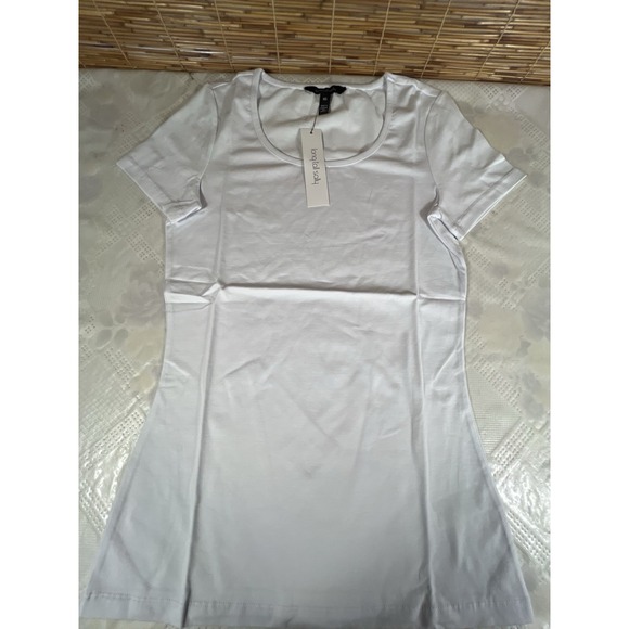 long tall sally Dresses & Skirts - Long Tall Sally Womens XS White Short Sleeve  Scoop Neck Tee White